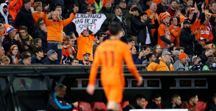 Berghuis uitgefloten: 'Mij ook gebeurd, daarna nooit meer interland gespeeld daar'