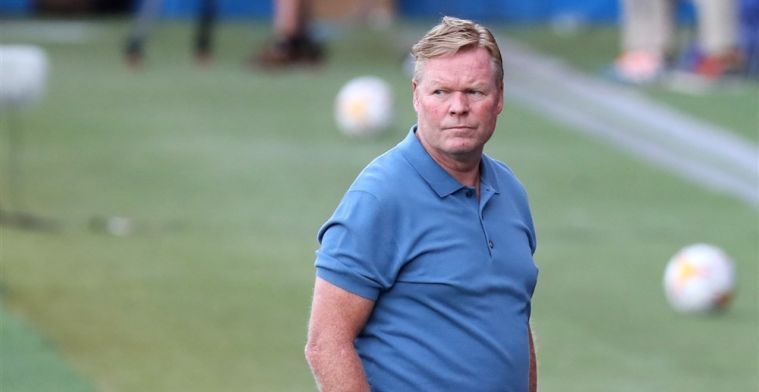 Koeman verbaast tijdens oefenduel van Barça: 'Hij stuurde niks aan en was stil'