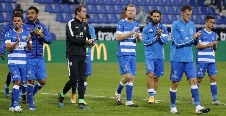 'PEC met minder fans in PSV-uitvak: grote groep supporters is aangehouden'