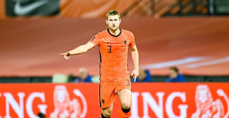 De Ligt grapt bij NOS: 'Blij dat Van Gaal mijn basisplek heeft overleefd'