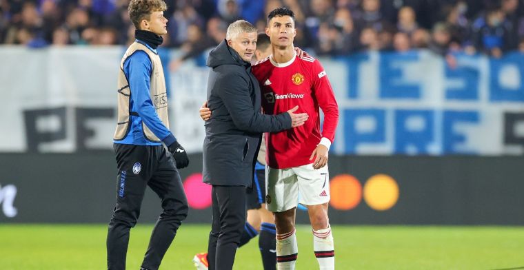 Cristiano Ronaldo neemt op social media afscheid van Solskjaer