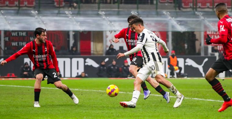 Milan en Juventus delen de punten na energieloze wedstrijd, Inter lachende derde